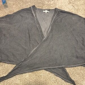 On The Road brand wrap around top with tie front.